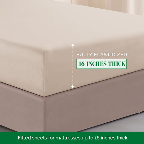 Elegant Comfort pillowcase three-line embroidery detail adding refined style