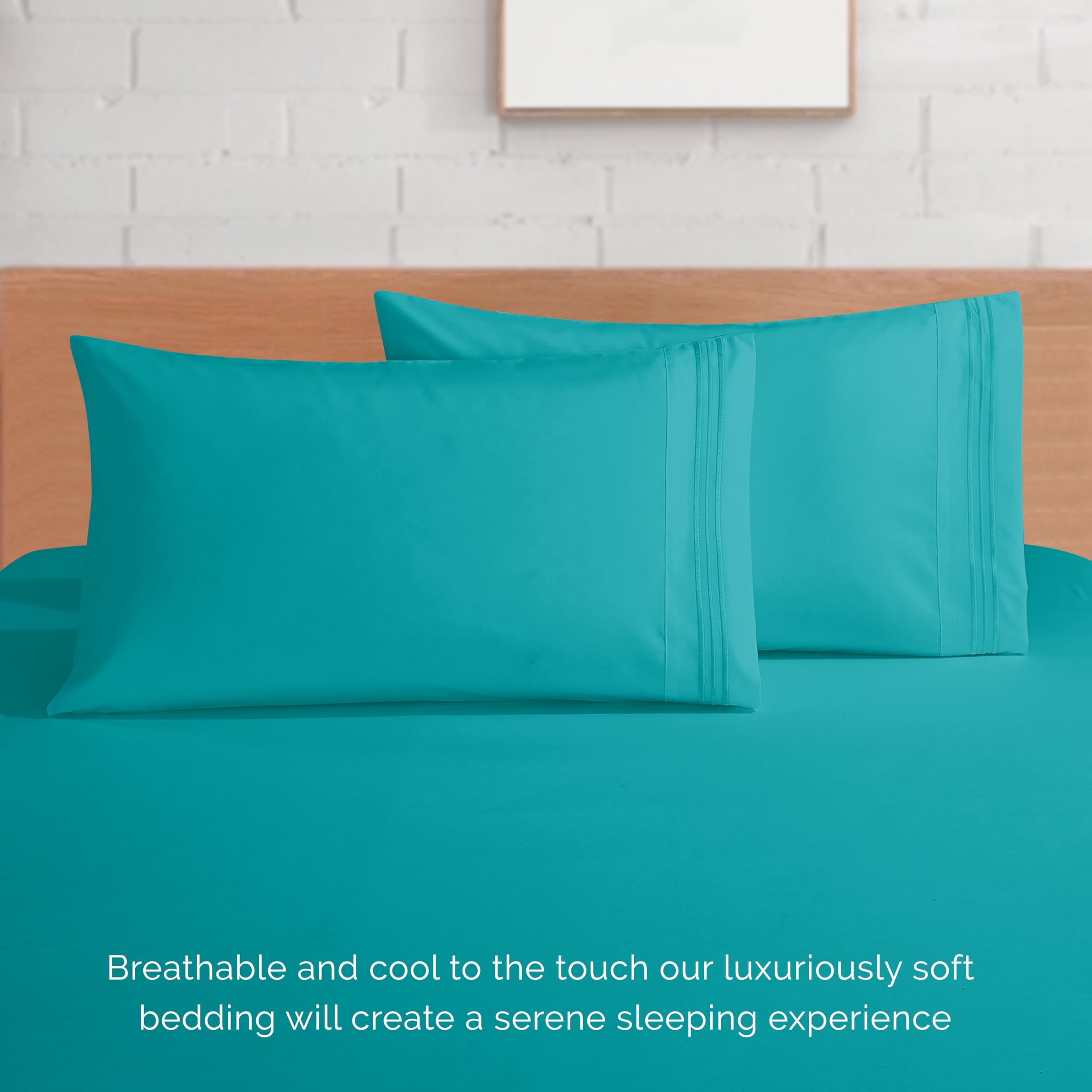 Elegant Comfort pillowcase brushed finish close-up for luxurious feel