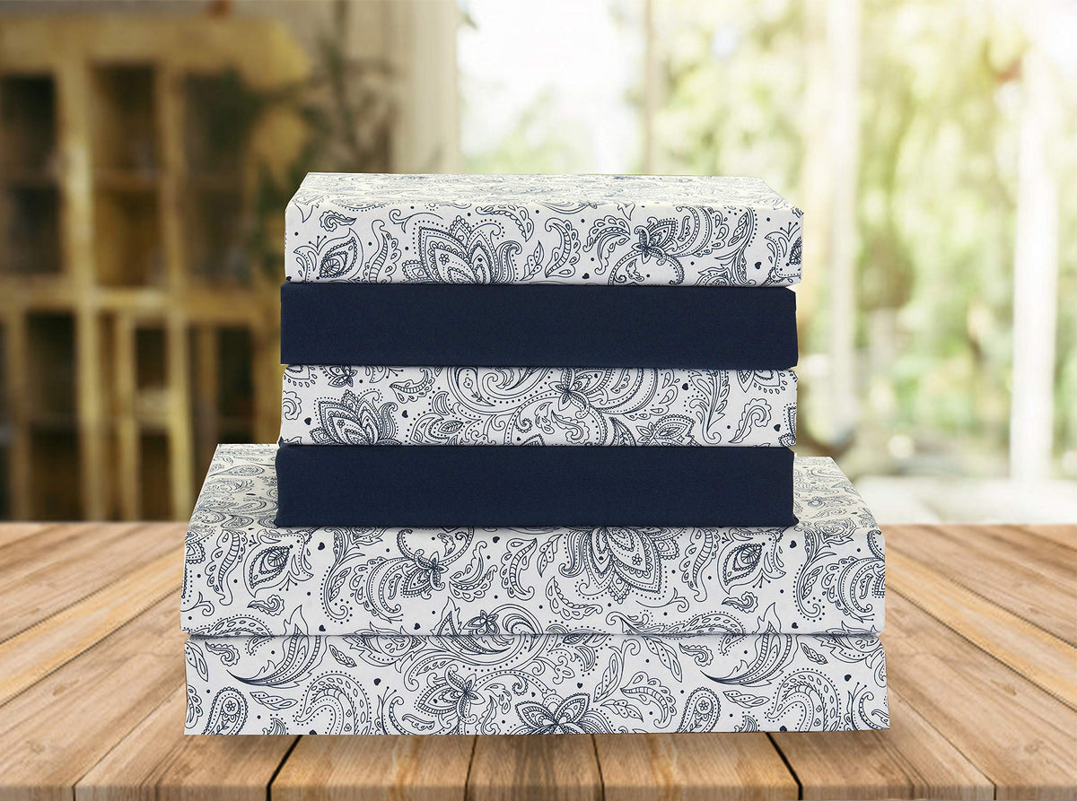 Elegant Comfort queen set front packaging showing contents and color