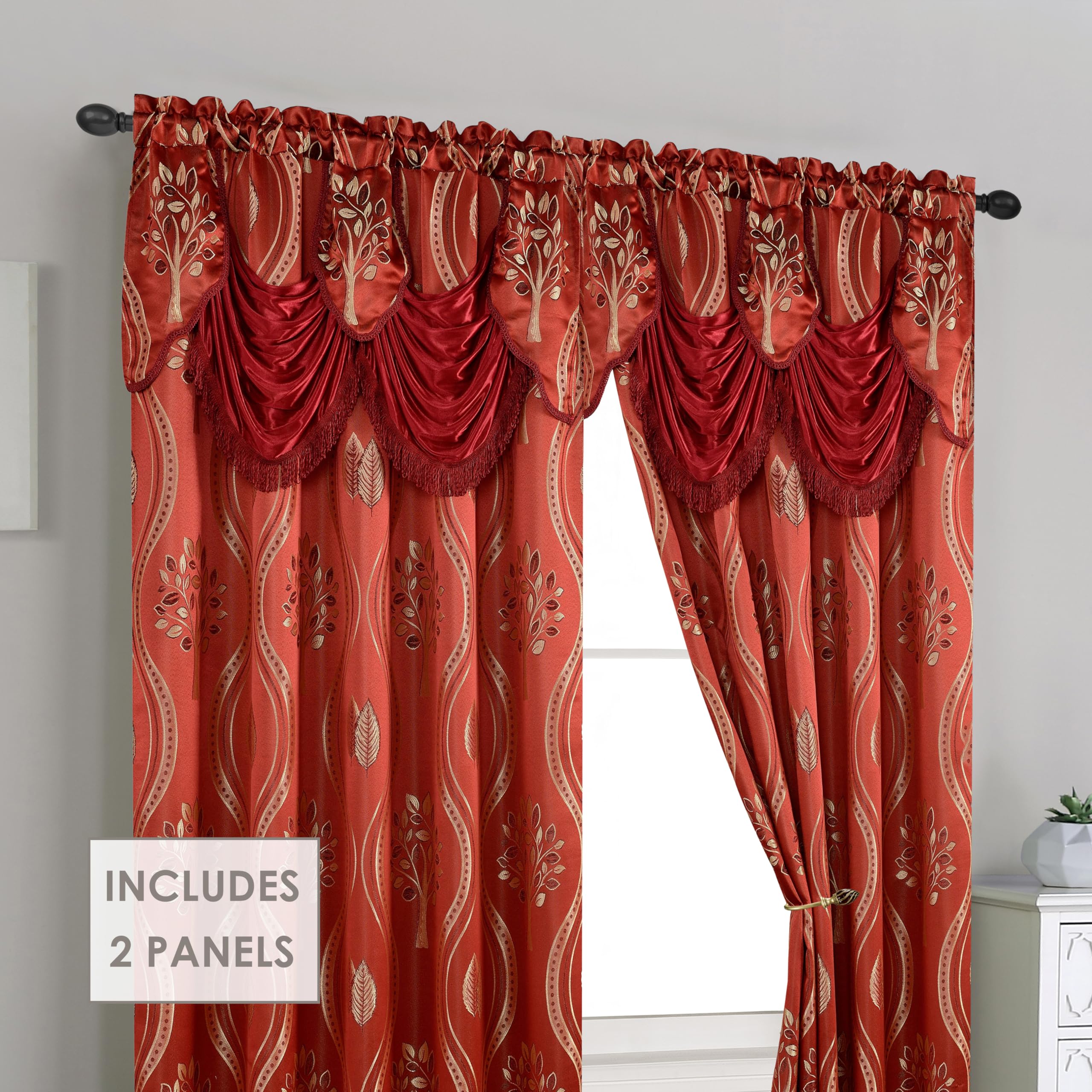 Elegant Comfort panel next to ruler showing 54x84 inch scale and fit benefit
