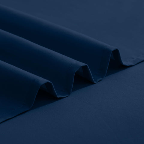 Elegant Comfort fitted sheet on mattress showing how the sheet fits up to 16-inch thickness