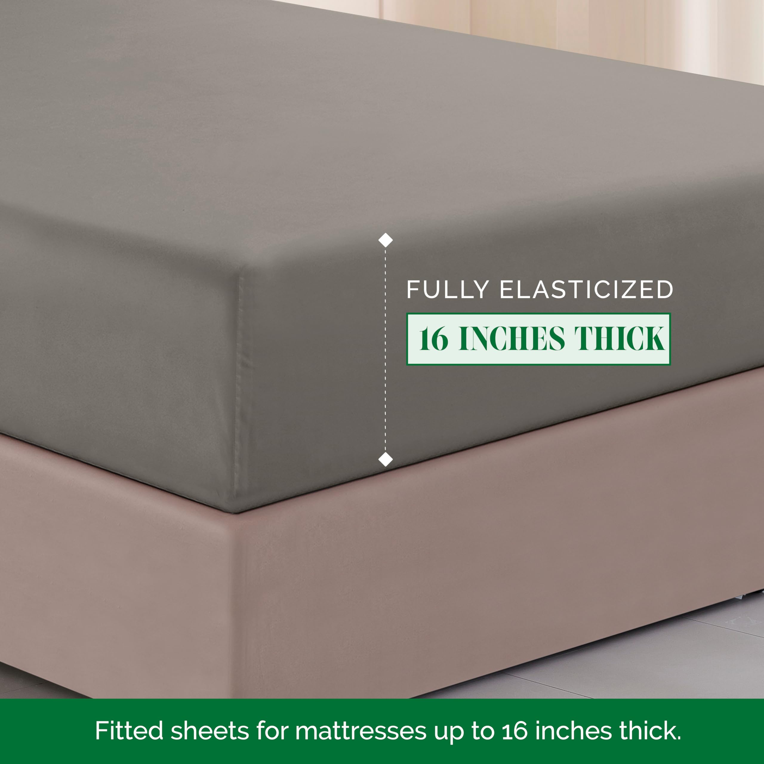 Elegant Comfort microfiber brushed texture revealing soft, smooth finish