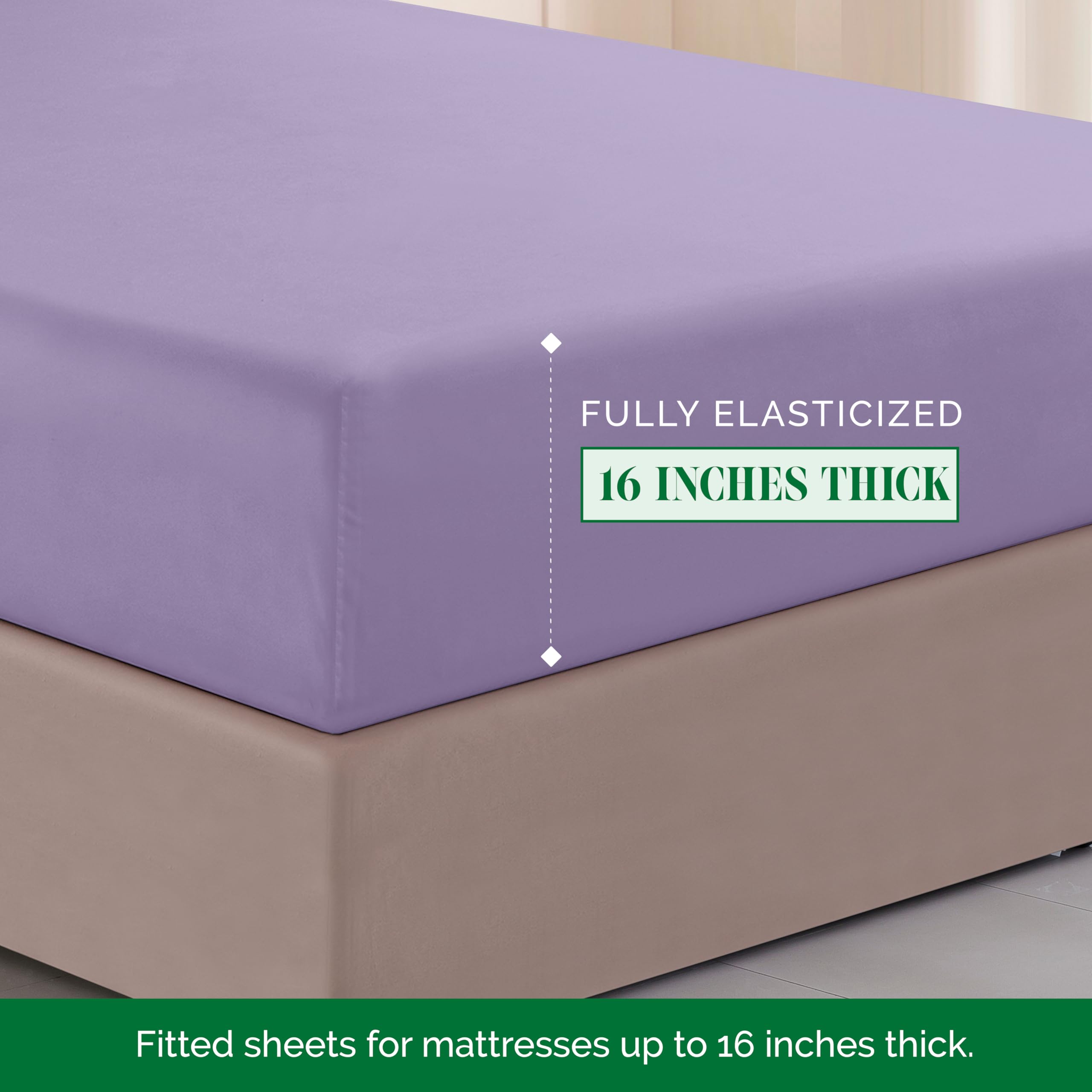 Elegant Comfort brushed microfiber texture close-up showing soft, smooth fabric feel