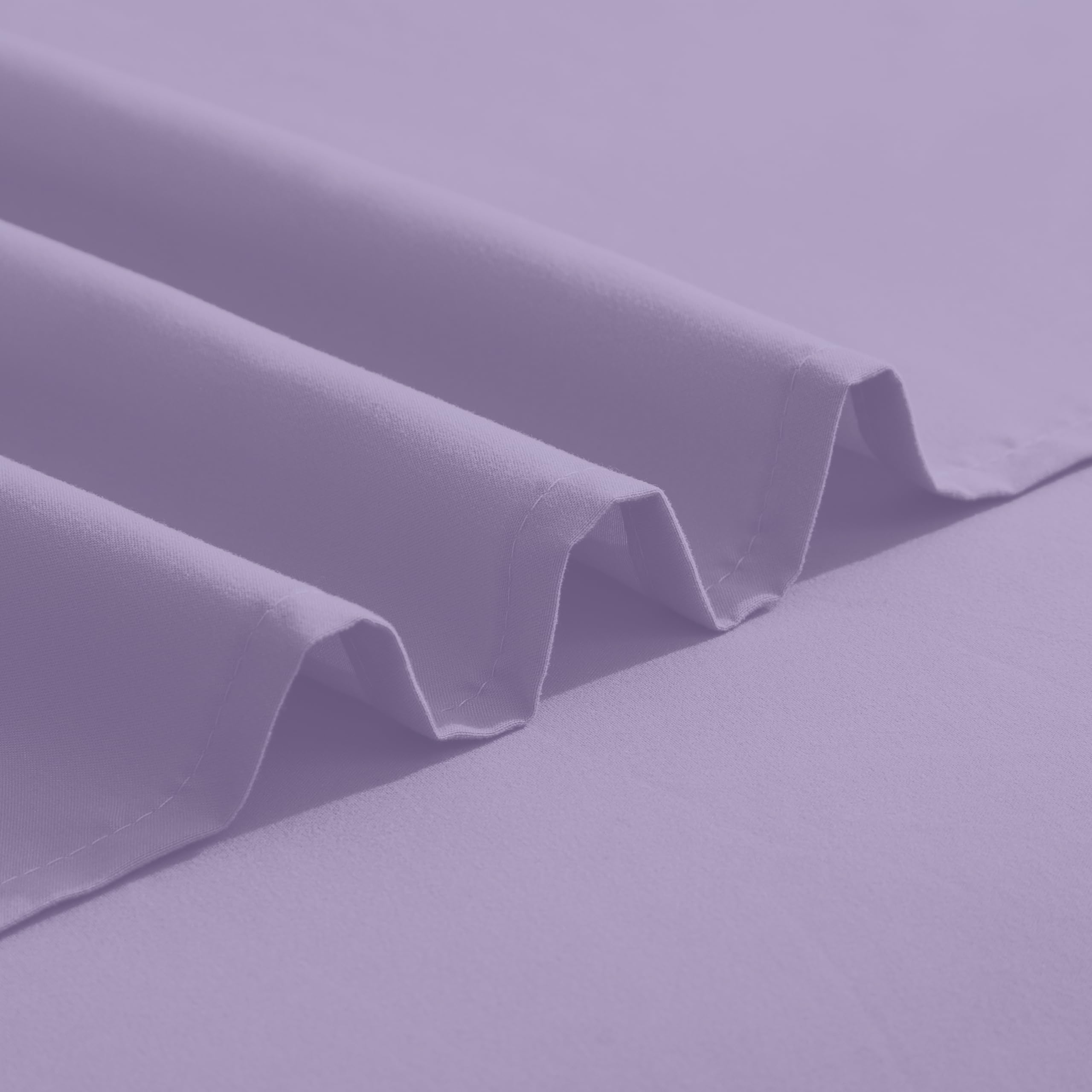 Elegant Comfort king sheets laid on mattress to illustrate true size and fit