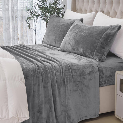 Elegant Comfort size comparison mattress on bed indicating scale and proper fit for queen