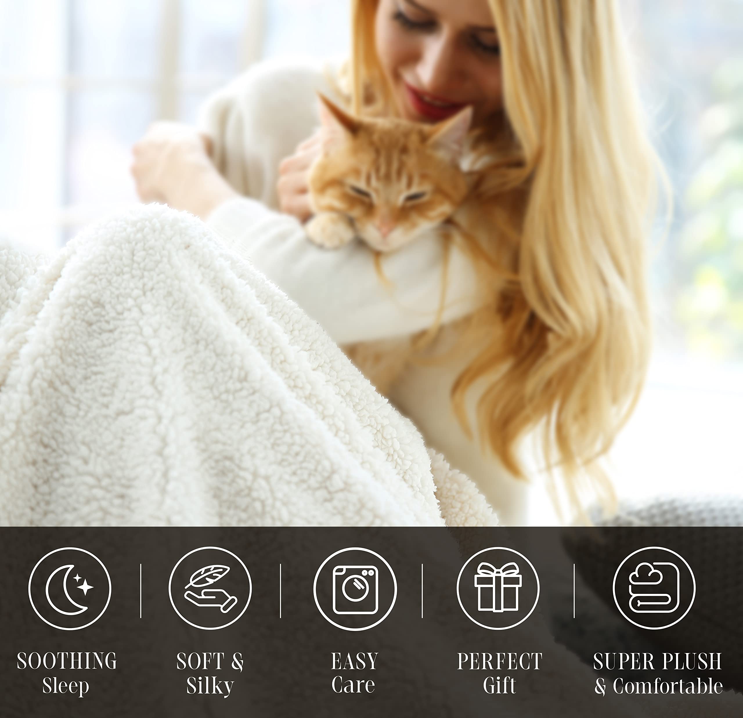 Elegant Comfort comforter on king bed showing full size coverage benefit