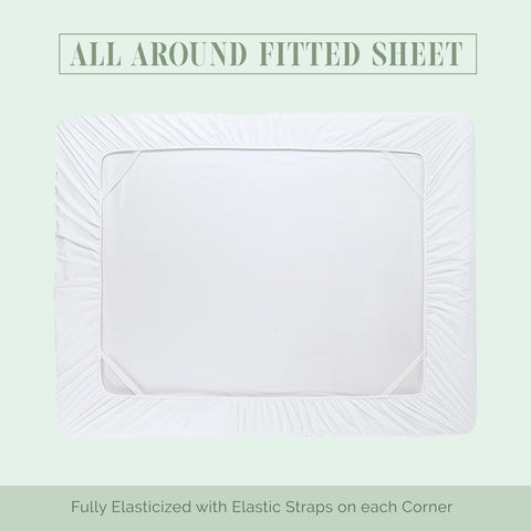 Elegant Comfort fabric folded to show wrinkle-resistant, neat appearance