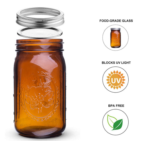 eleganttime jar with lid and band detail highlighting airtight seal