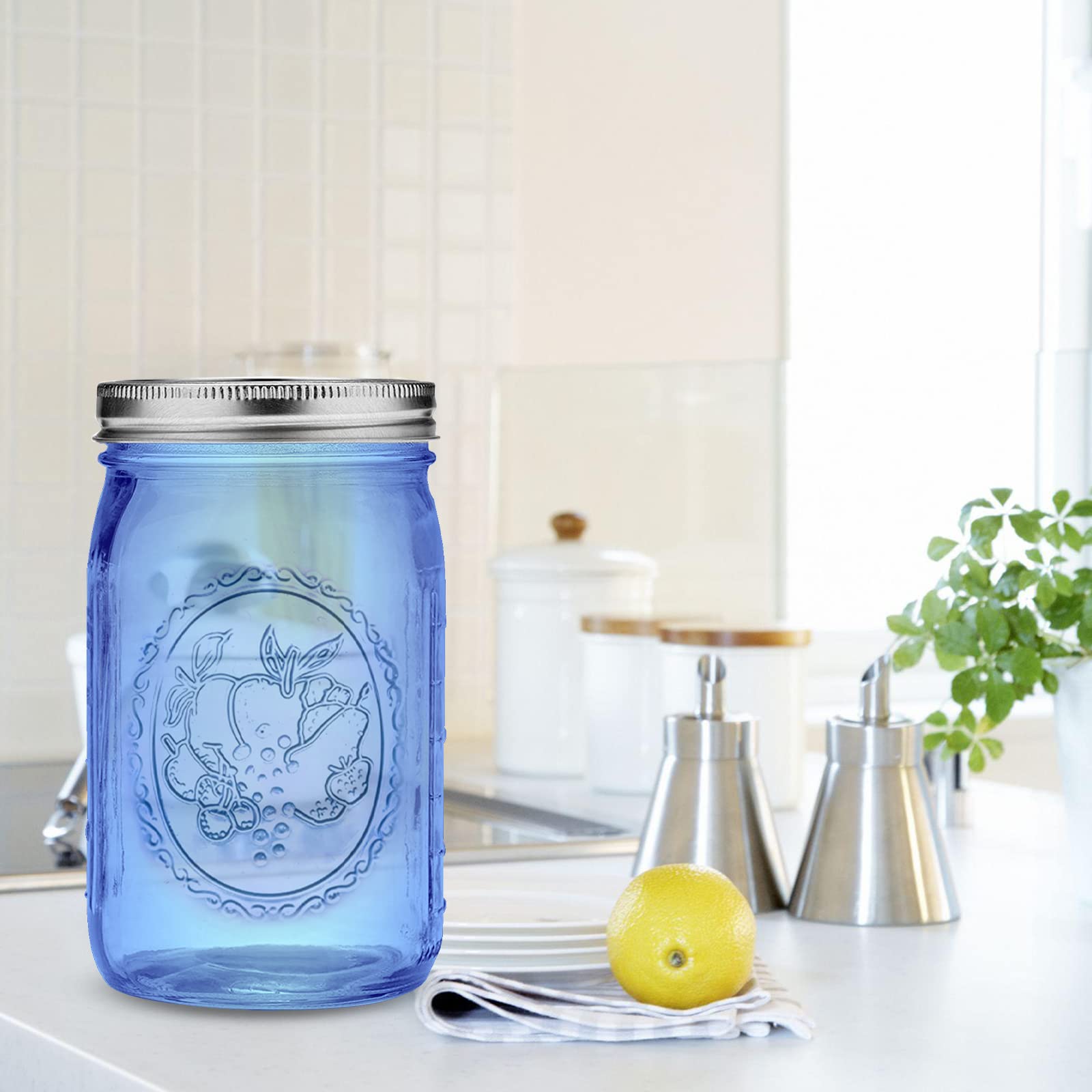 eleganttime jars styled on a kitchen shelf organizing pantry with clarity
