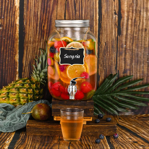 eleganttime wide mouth being filled with ice and fruit for convenience