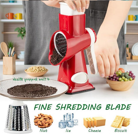Eleko Meyar stainless steel drums detail, sharp blades for consistent shredding