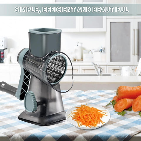 Eleko Meyar suction base adhered to marble countertop for stable, non-slip grating