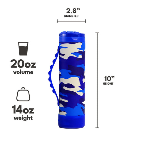 Elemental Iconic kid using bottle at playground showing independent drinking convenience