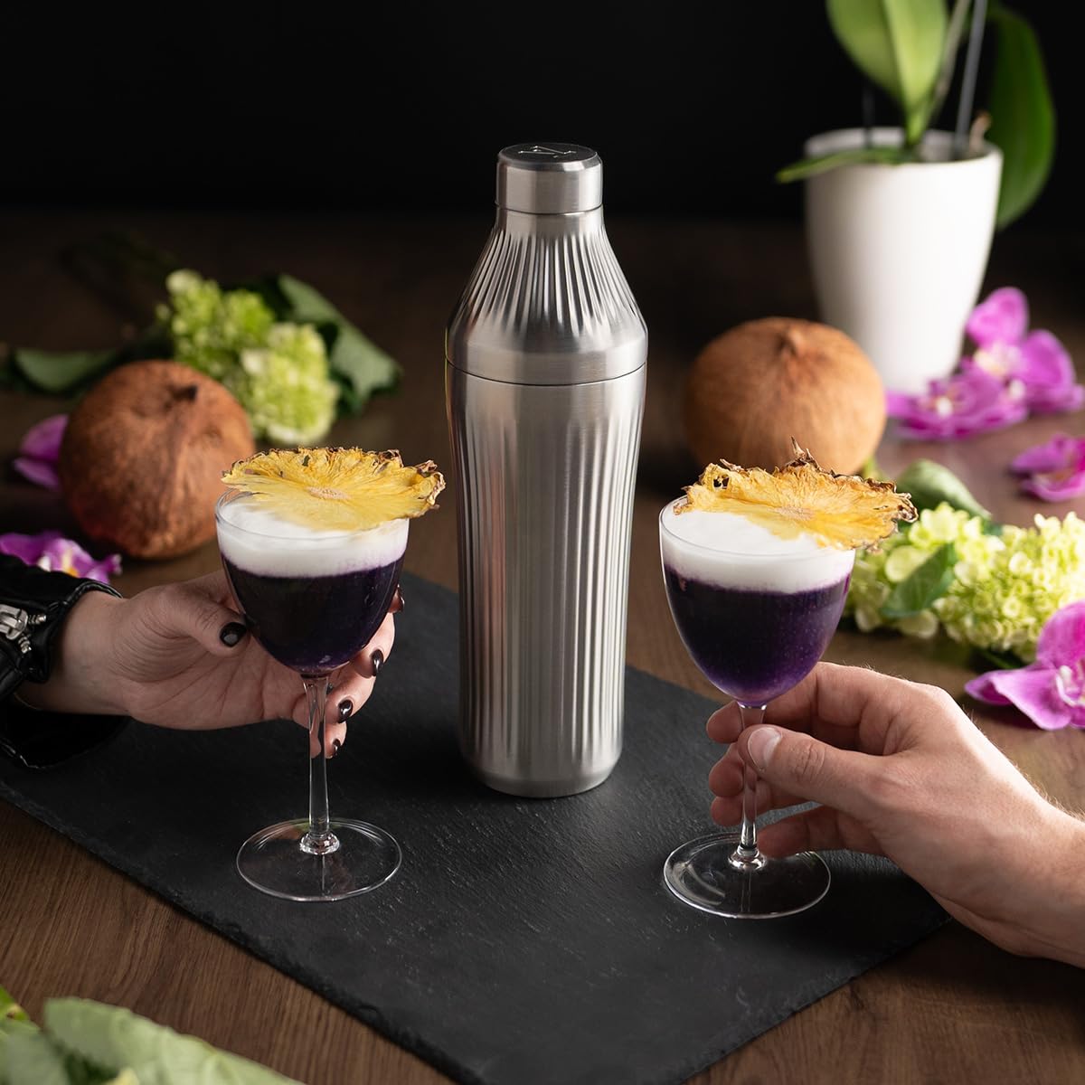 Elevated Craft stainless steel surface reflecting light for durable finish