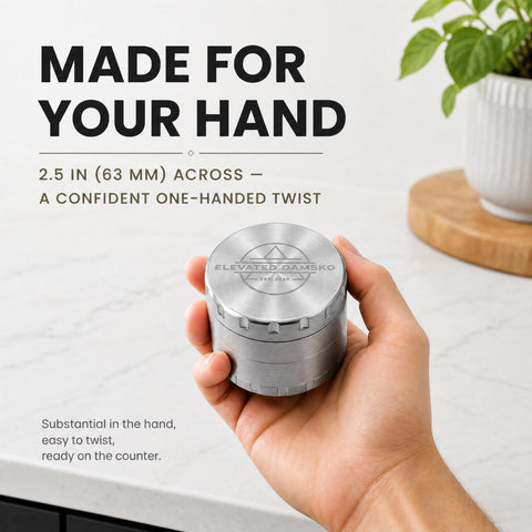 Elevated Damsko brushed finish texture, resists wear and looks premium