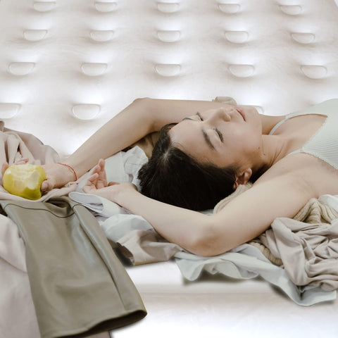 Elevon mattress set in guest room demonstrating elevated comfort for visitors
