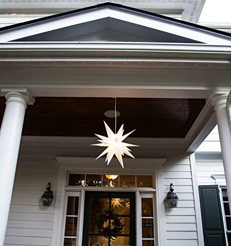 Elf Logic star beside a chair to show 18-inch scale and easy visual sizing for buyers