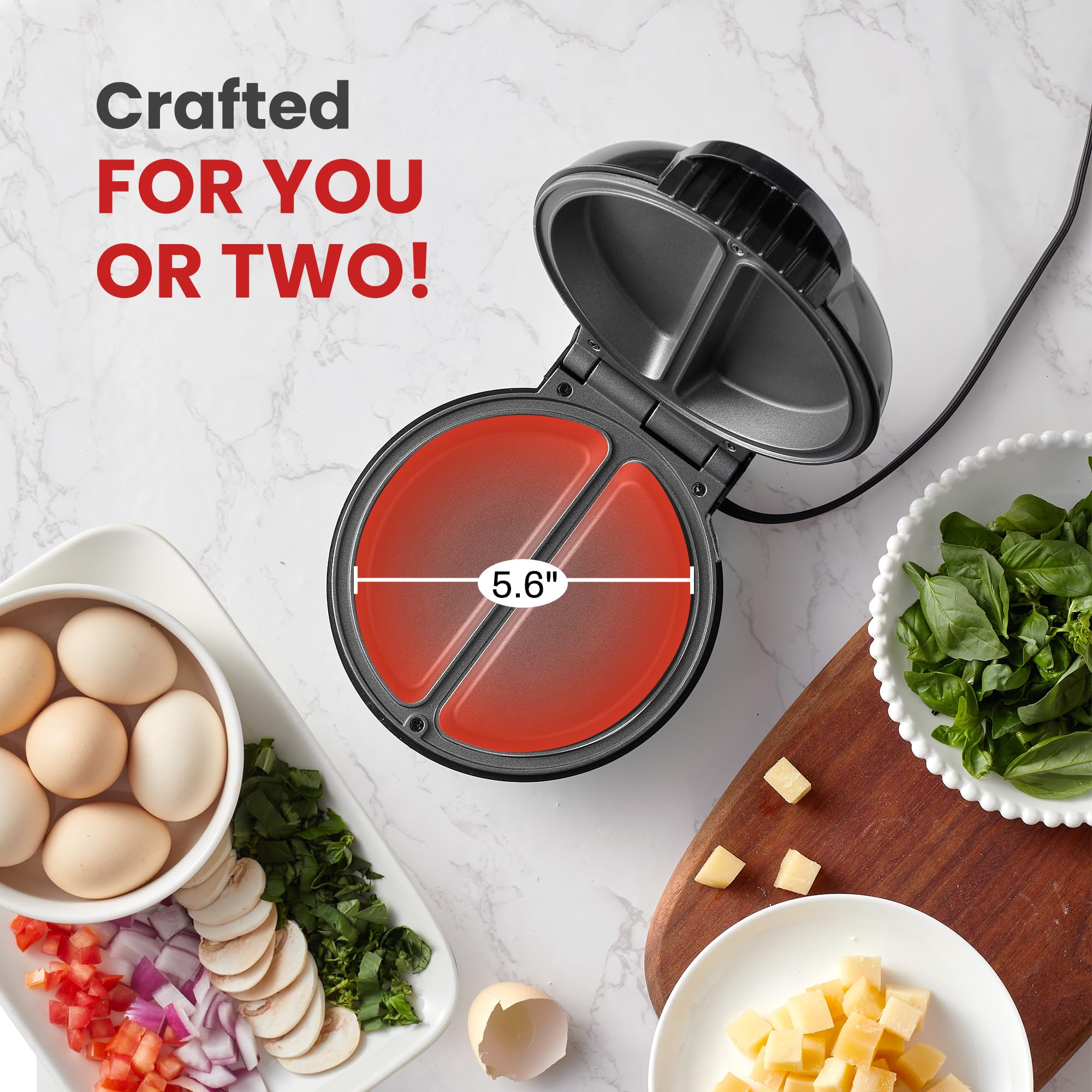 Elite Gourmet with fresh ingredients showing recipe versatility benefit