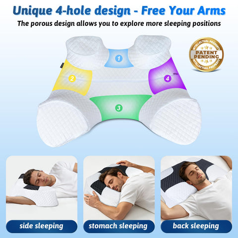 Eliteguard in-bed demo with person side sleeping demonstrating posture