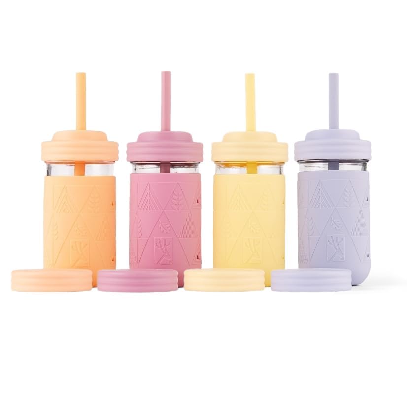 Elk and Friends front packaging showing four colorful 12oz jars promoting convenience