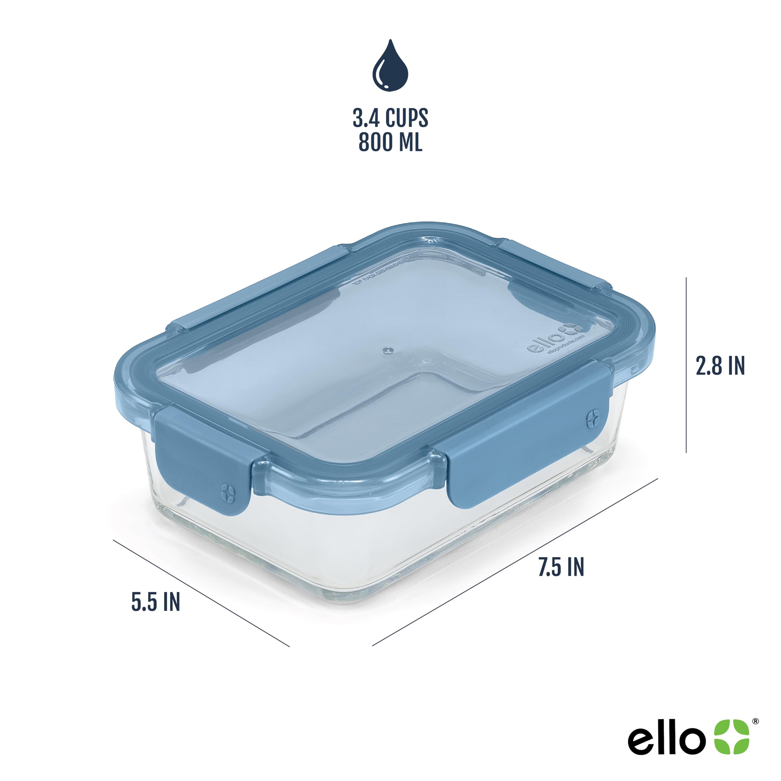 Ello container in a lunchbox demonstrating leak-resistant transport benefit