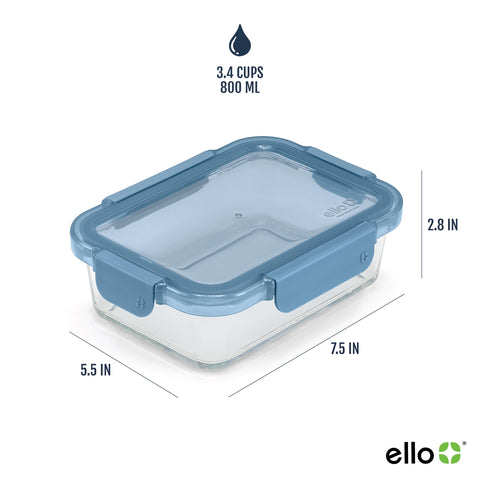 Ello container in a lunchbox demonstrating leak-resistant transport benefit