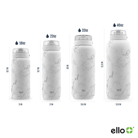 Ello Cooper tucked in a backpack pocket showing travel-ready, leak-proof design
