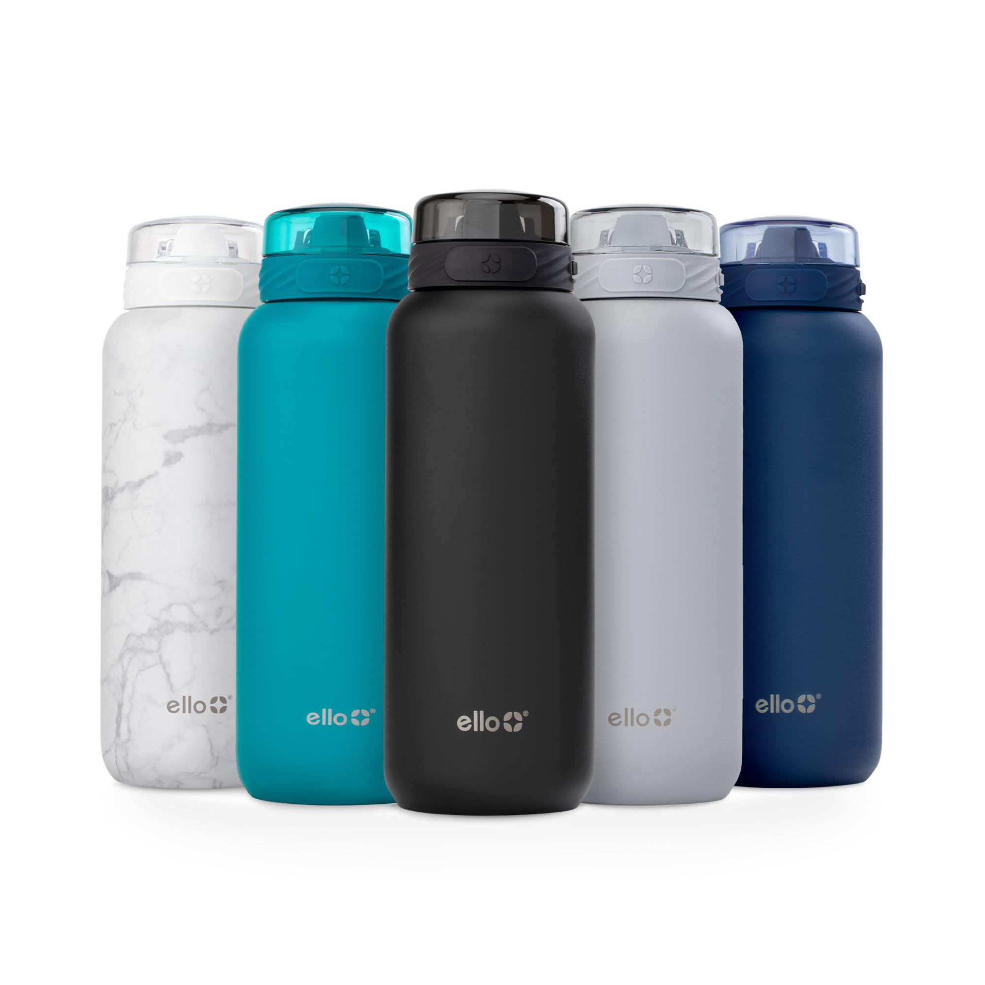 Ello Cooper front view highlighting bottle shape and finish for easy identification