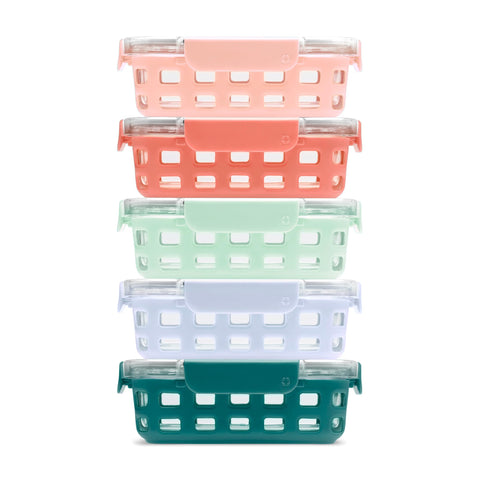 Ello Duraglass front packaging showing 5-pack and melon sleeves benefits visibility