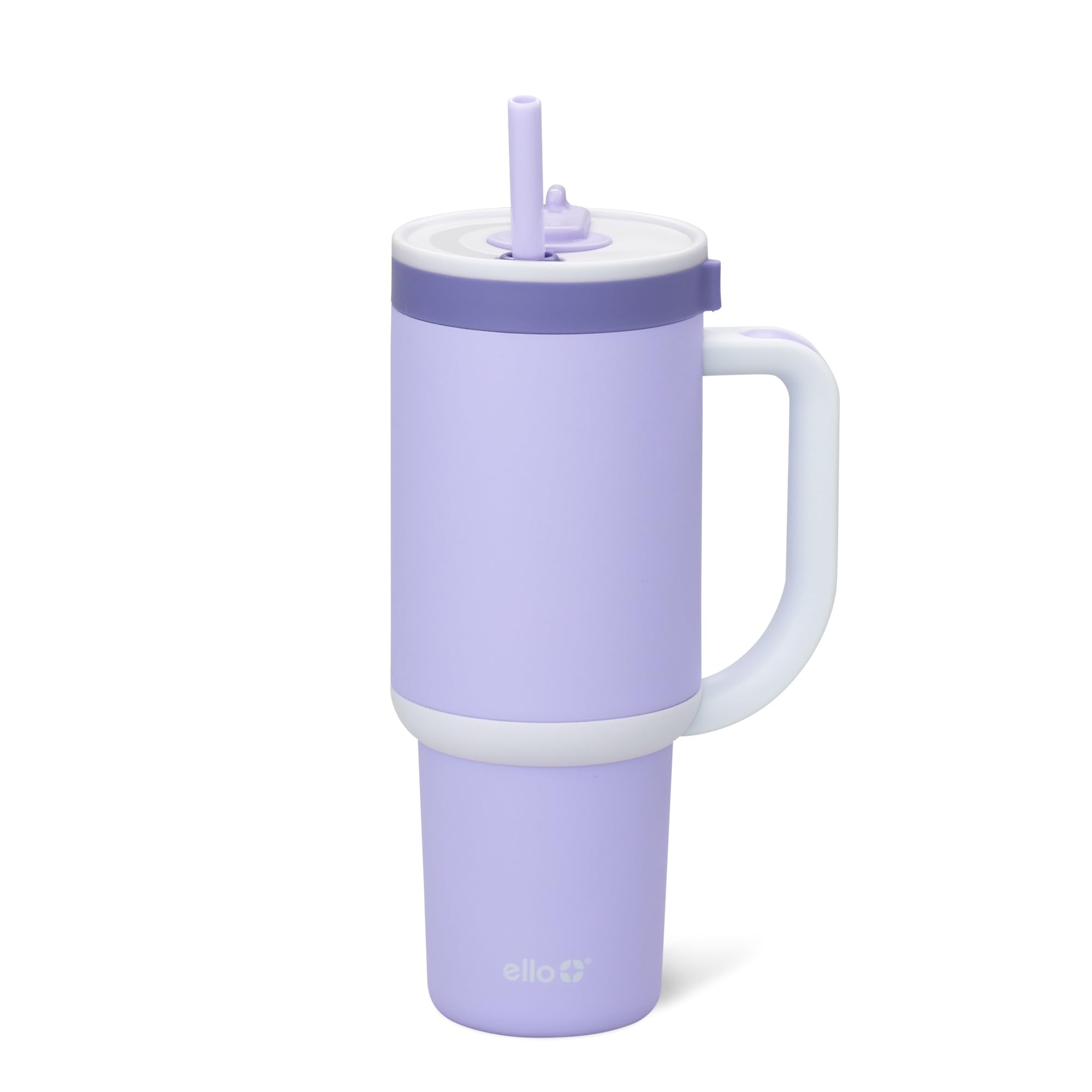 Ello Oasis front view showing Twilight Blush finish and sleek shape benefits portability