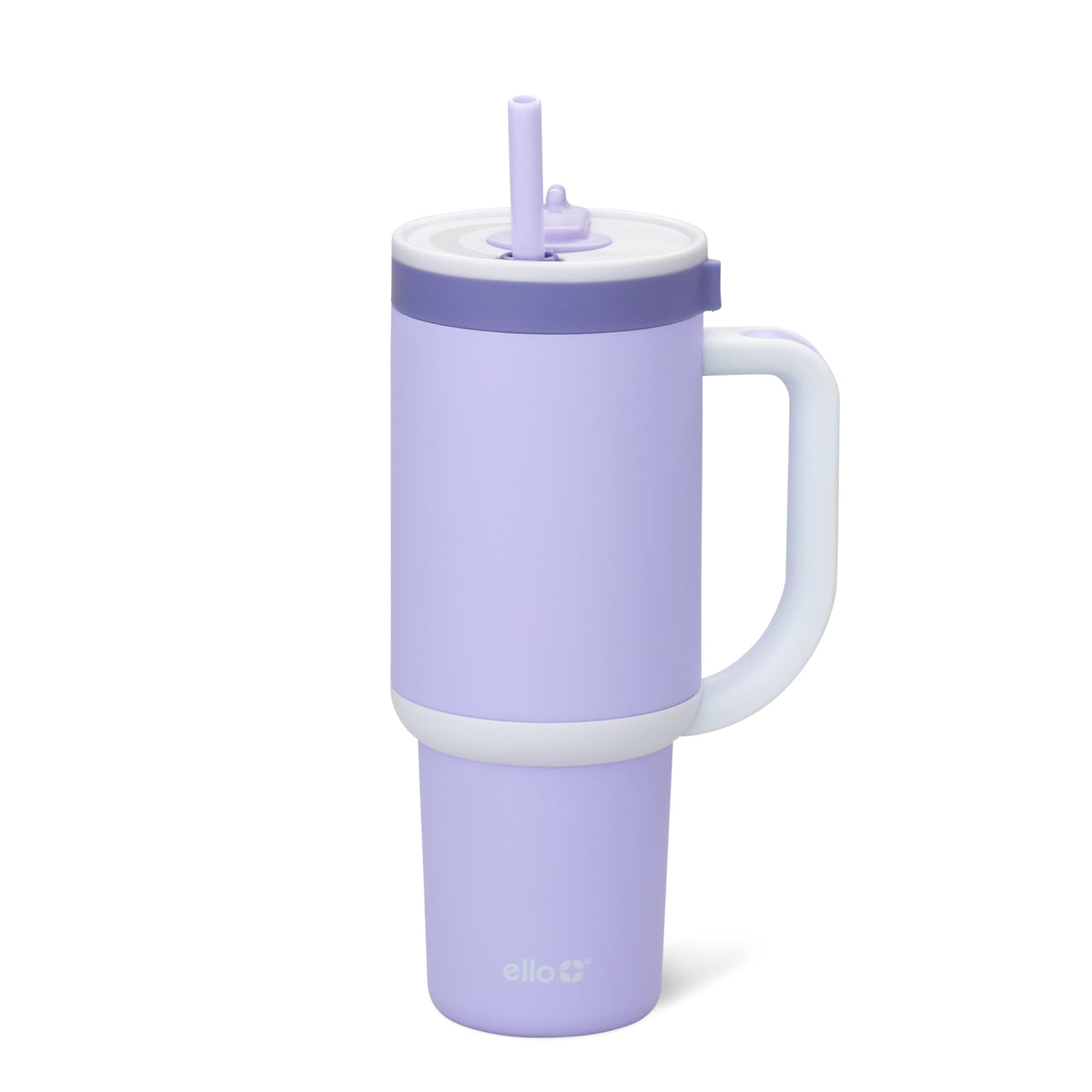 Ello Oasis front view showing Twilight Blush finish and sleek shape benefits portability