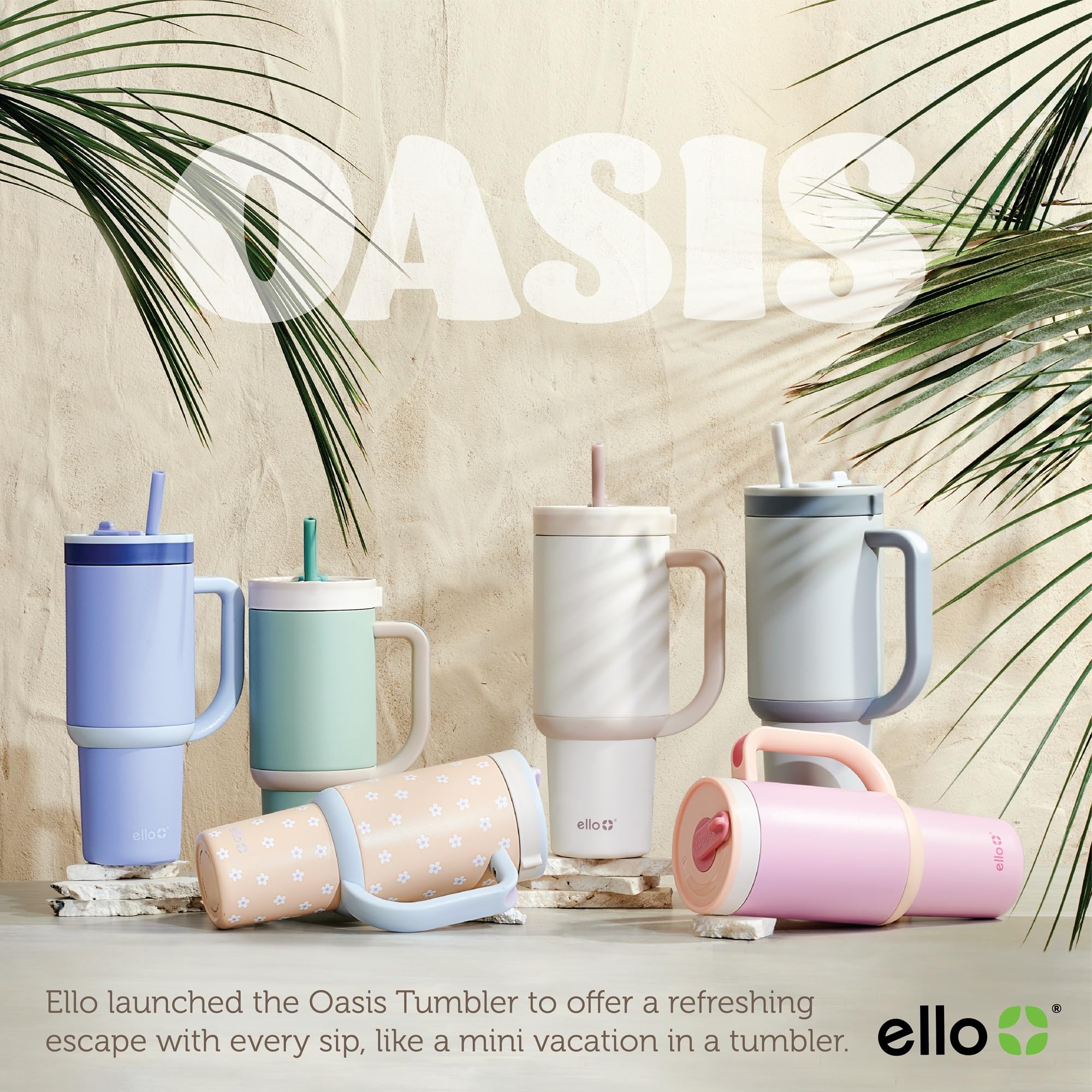 Ello Oasis next to a smartphone showing scale and everyday carry fit