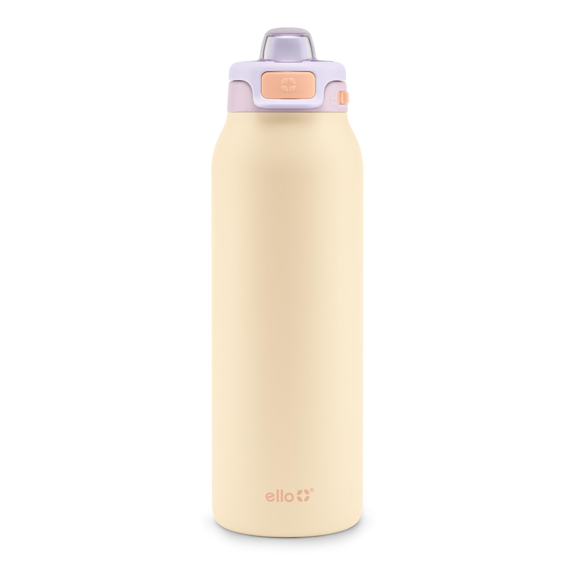 Ello Pop & Fill front view showing pastel finish and ergonomic shape benefits portability