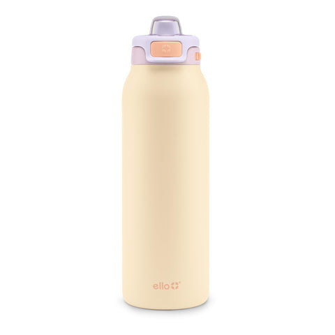 Ello Pop & Fill front view showing pastel finish and ergonomic shape benefits portability