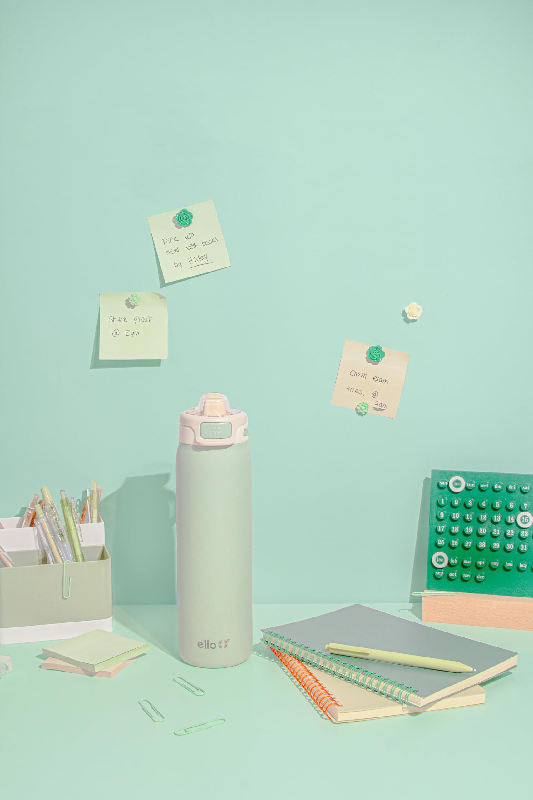 Ello pistachio finish displayed for color appeal and stylish look