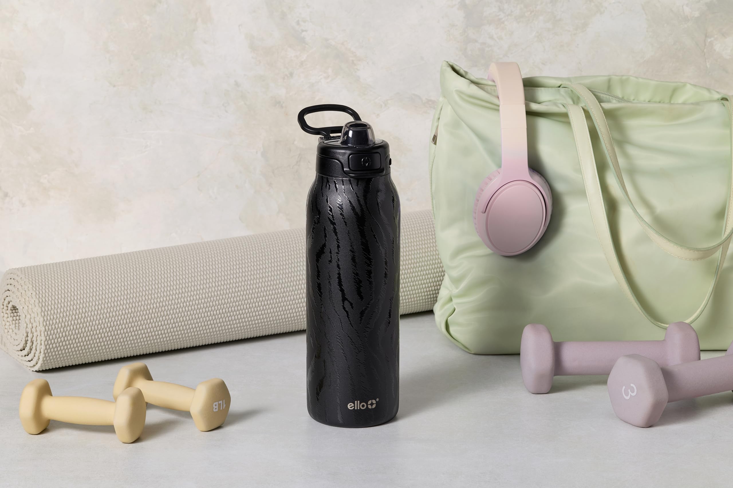 Ello Pop & Fill displaying straw and chug options for flexible hydration