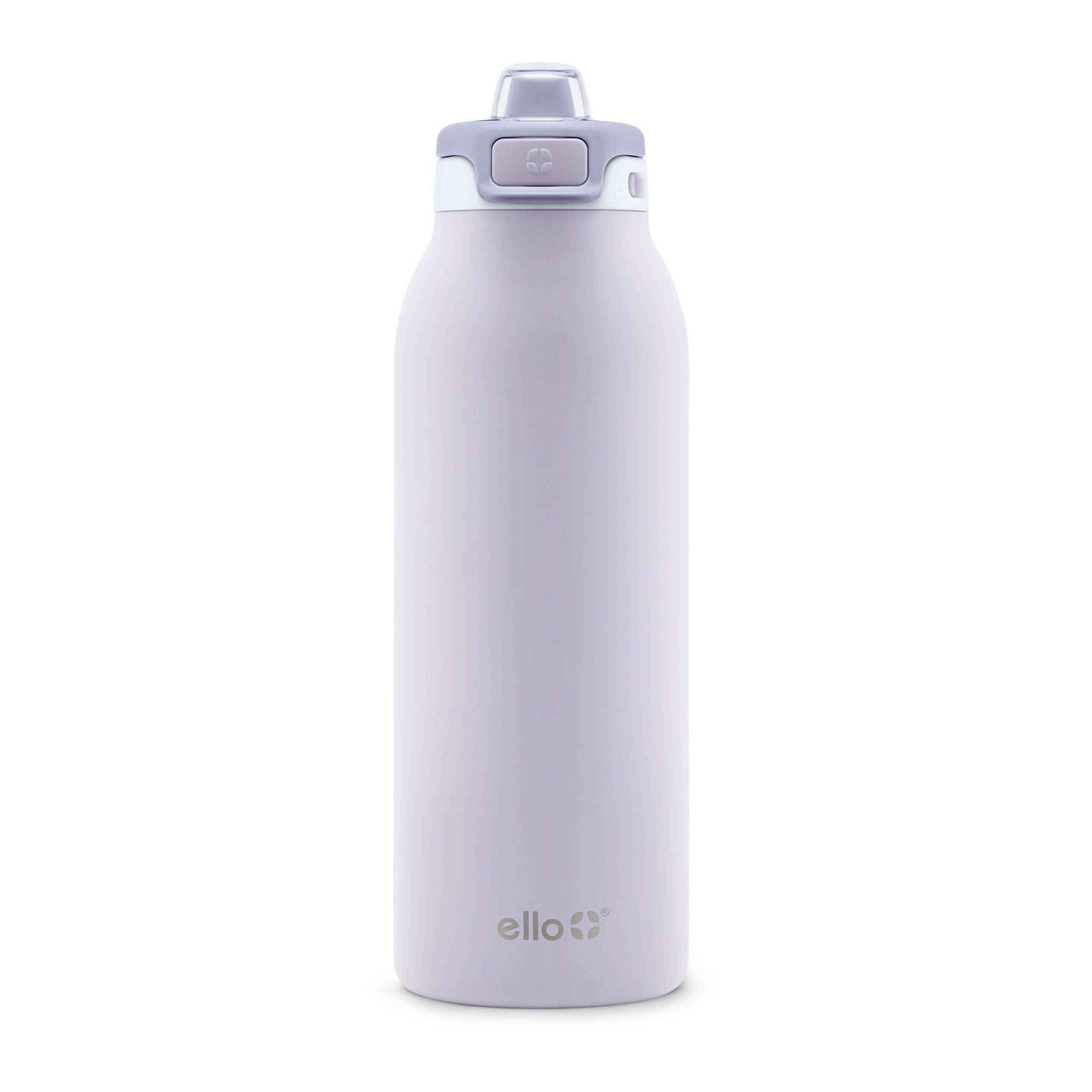 Ello Pop & Fill front view showing Aurora finish and ergonomic shape benefit: stylish durable hydration