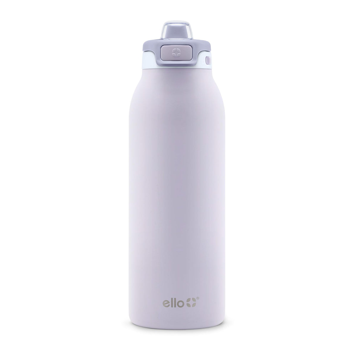 Ello Pop & Fill front view showing Aurora finish and ergonomic shape benefit: stylish durable hydration