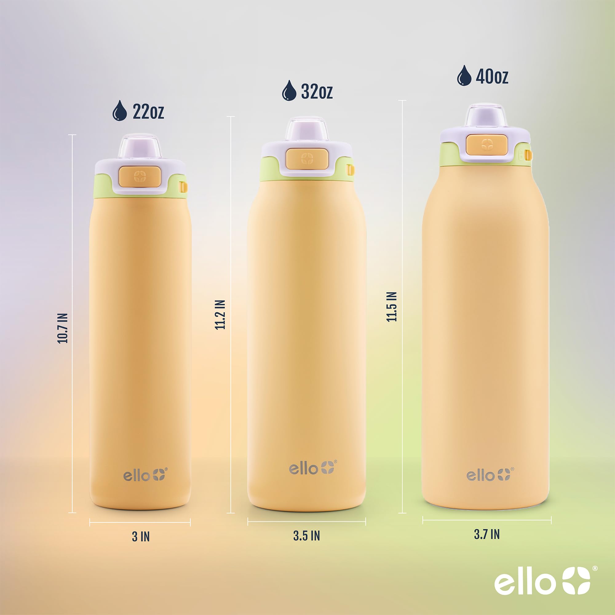 Ello integrated carrying loop shown clipped for hands-free transport benefit