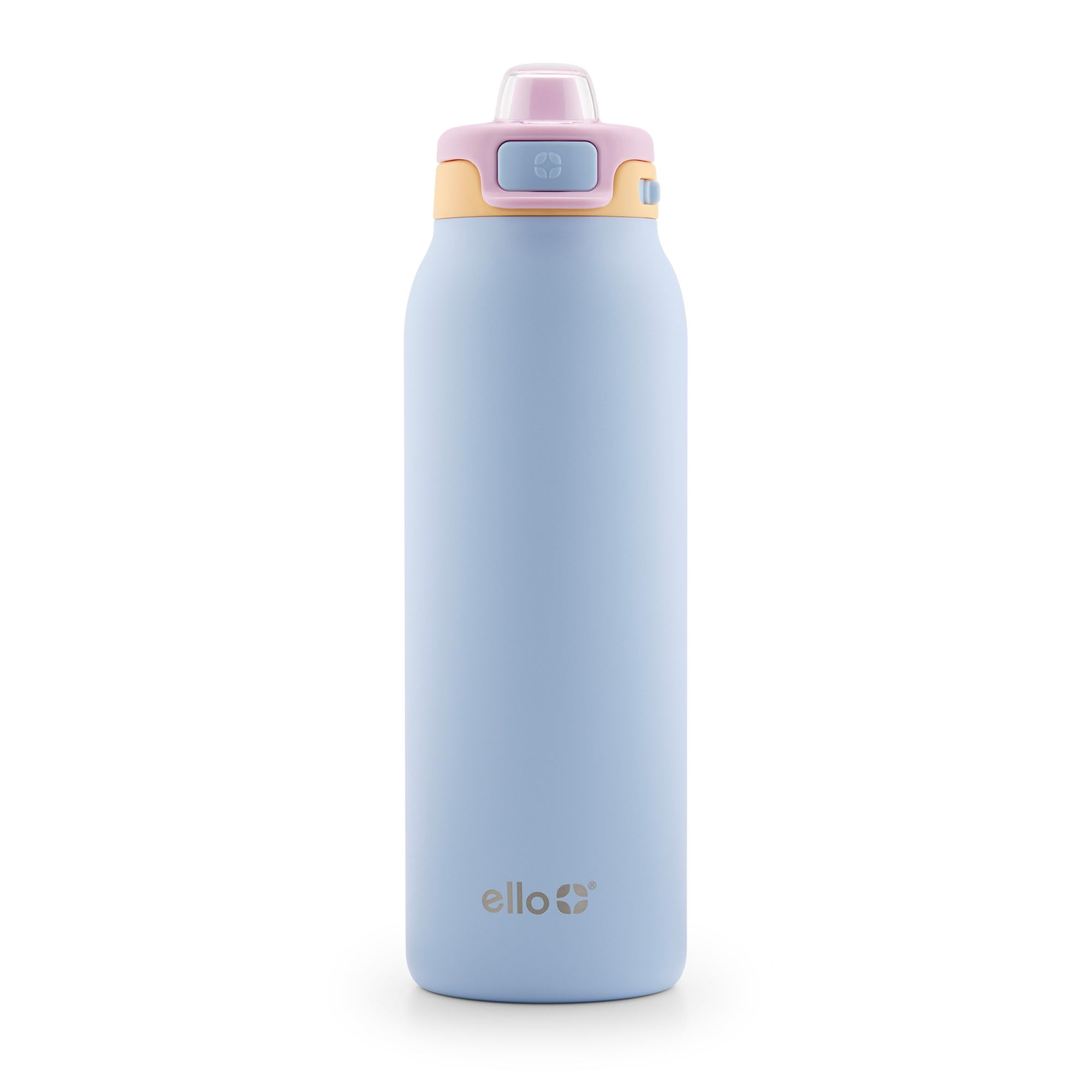 Ello Pop & Fill front view showing Coastal Sunrise finish and 32oz capacity for stylish hydration