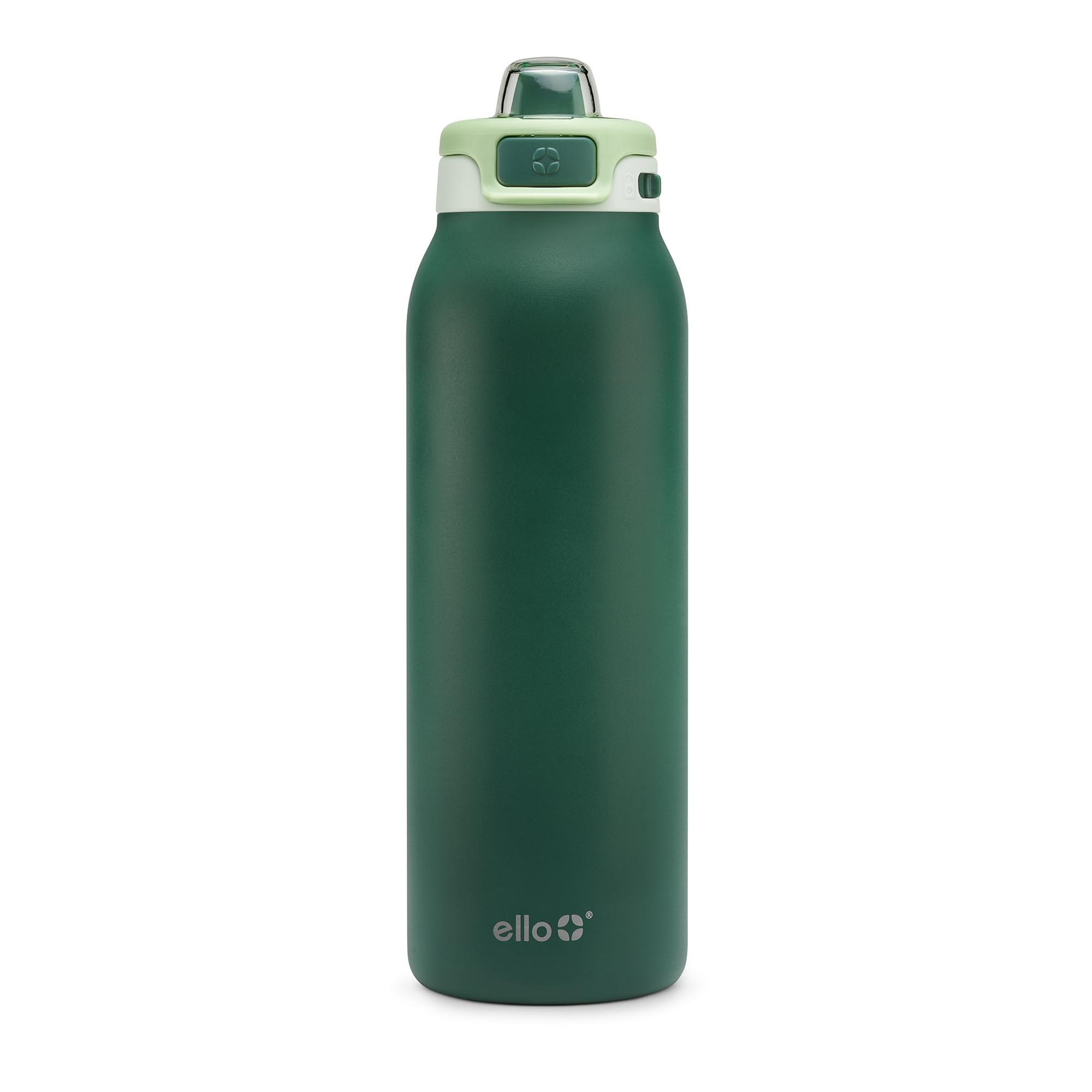 Ello Pop & Fill front view showing Forest Mist finish and capacity benefit