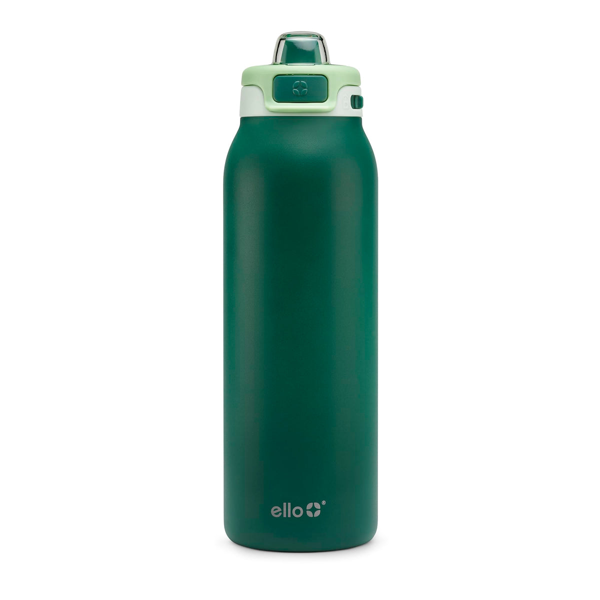 Ello Pop & Fill front view showing Forest Mist finish and capacity benefit