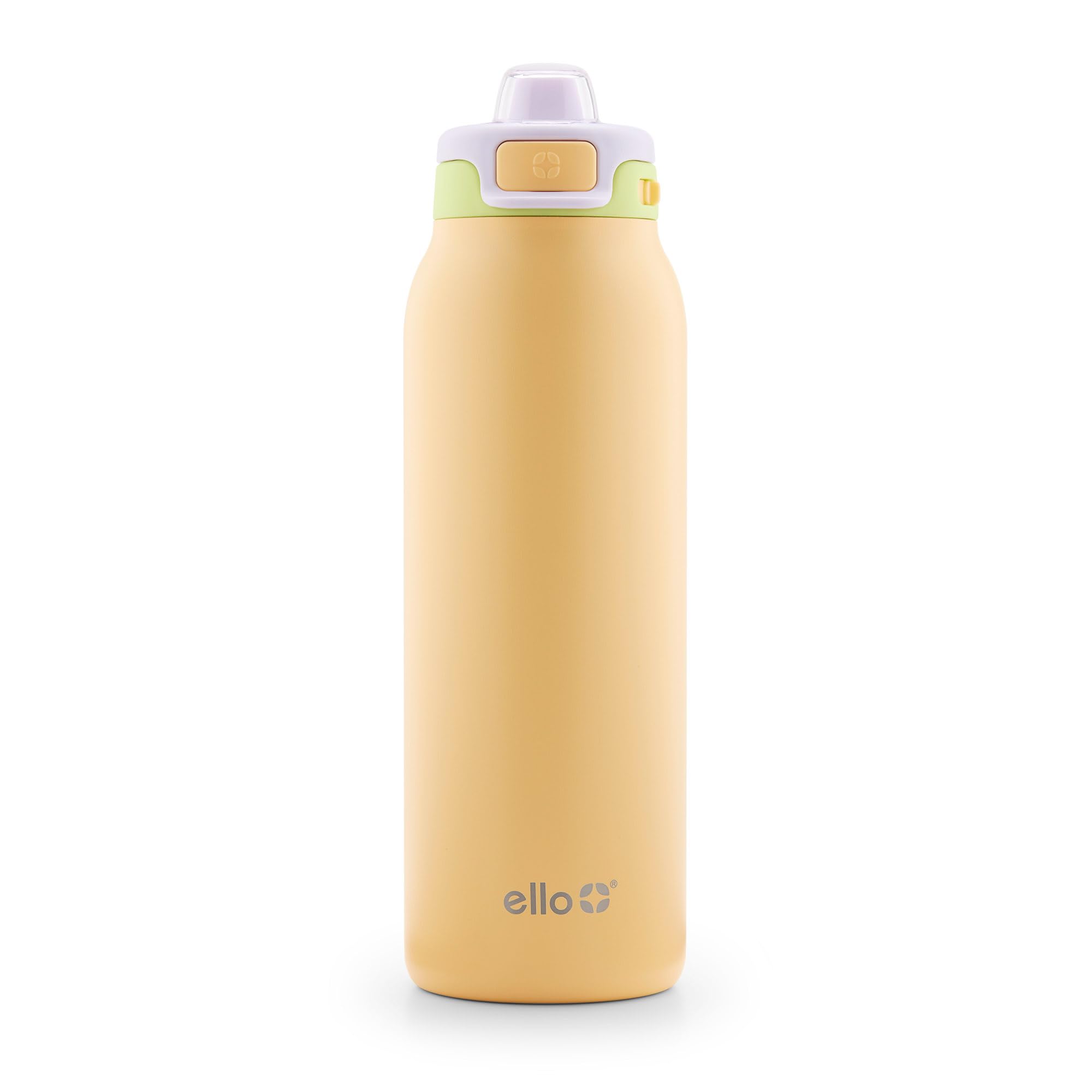 Ello front view of Pop & Fill bottle showing design and size benefit