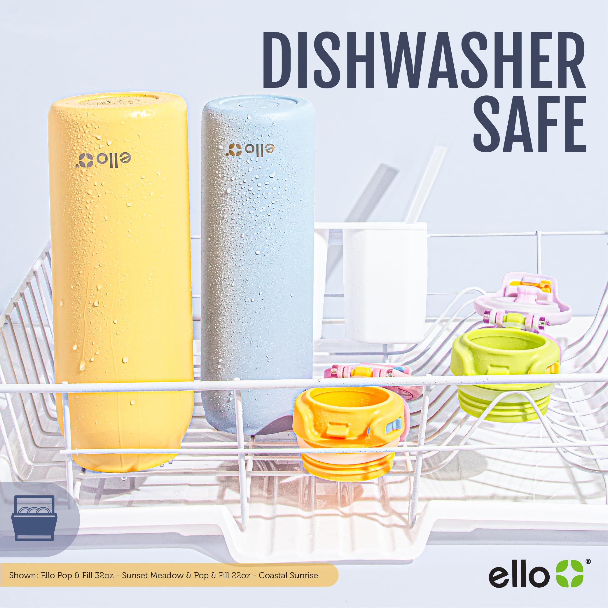 Ello locking mechanism close-up emphasizing secure leak-proof protection