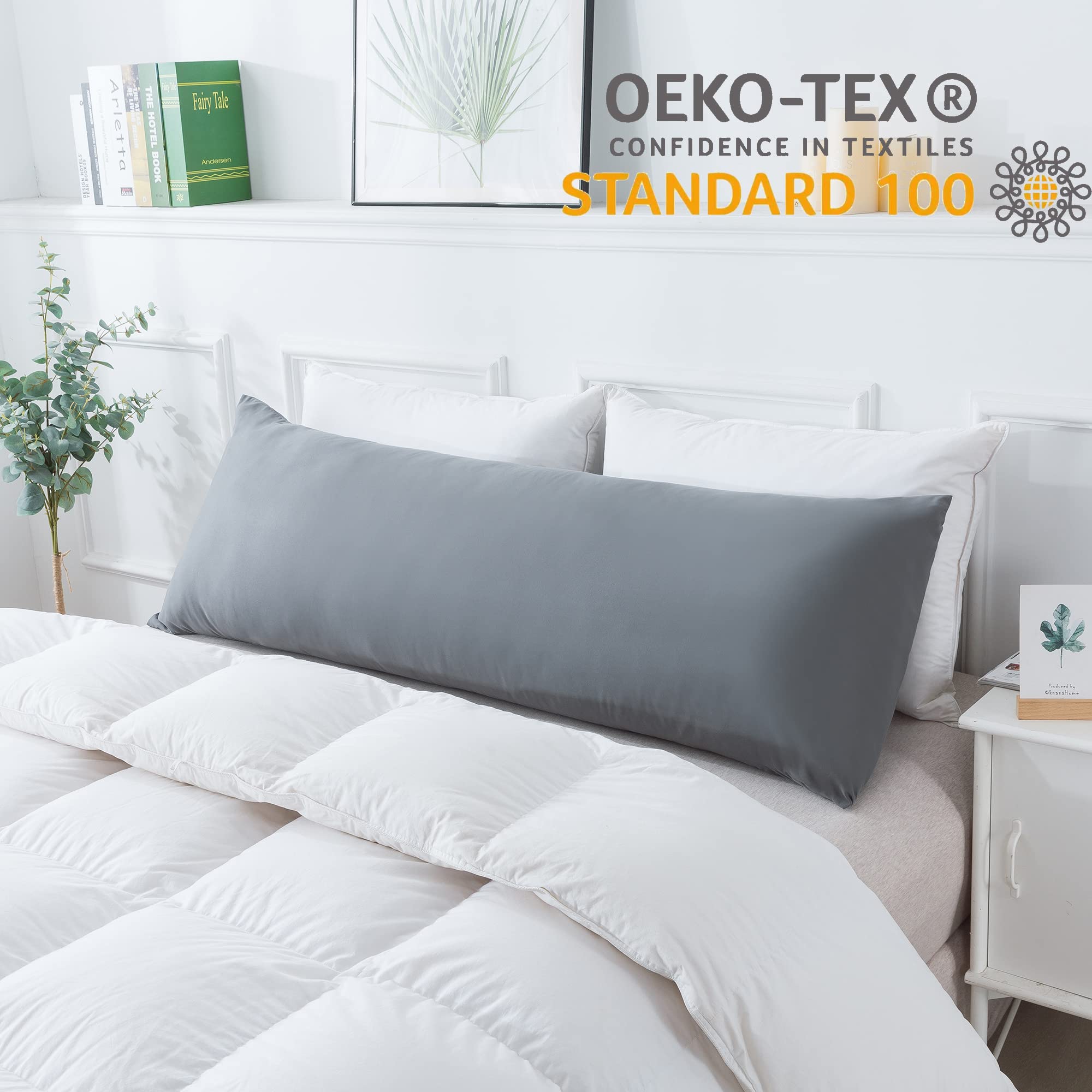 ELNIDO QUEEN close-up of microfiber fill texture for breathable comfort