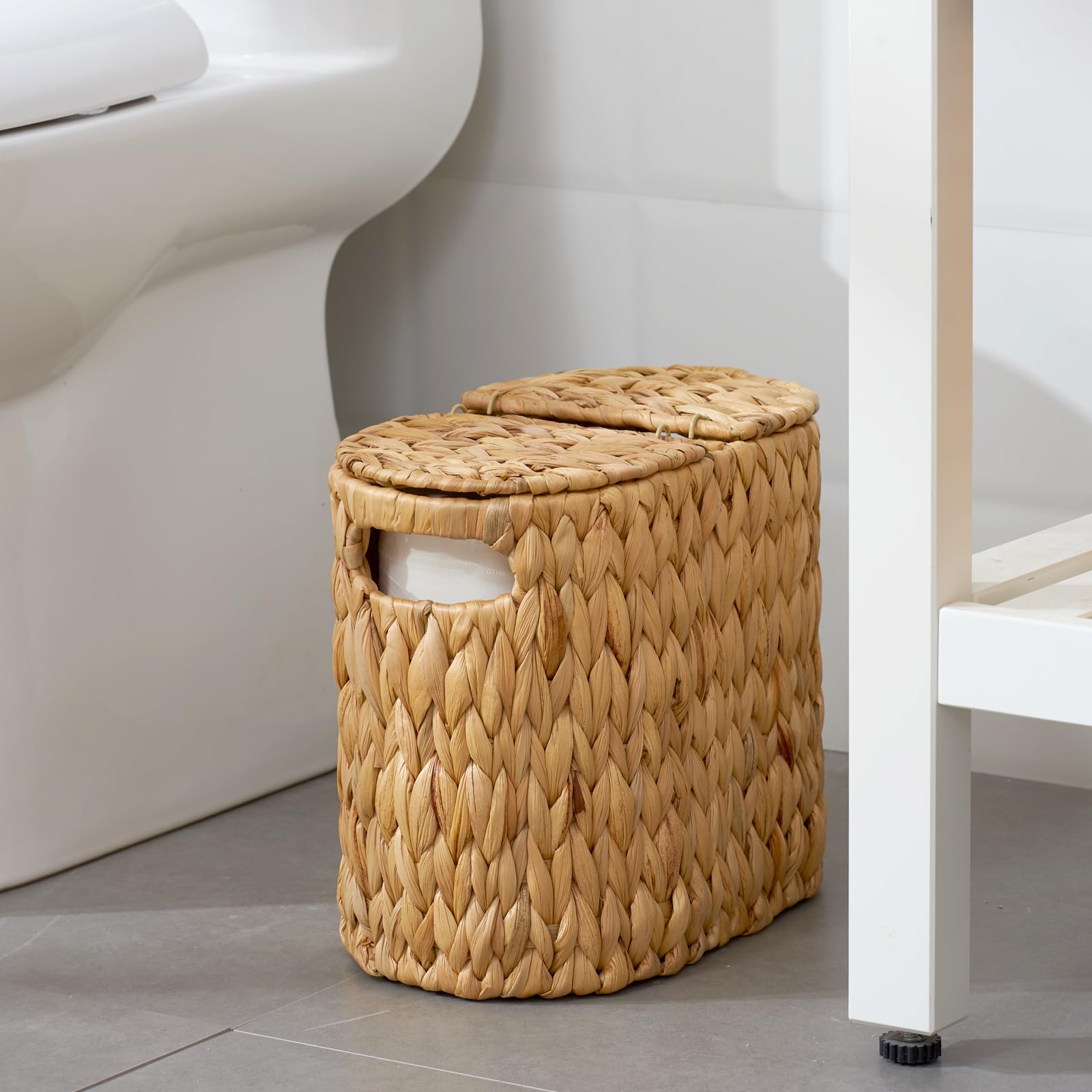ELONG HOME close-up wicker texture showcasing durable natural fibers