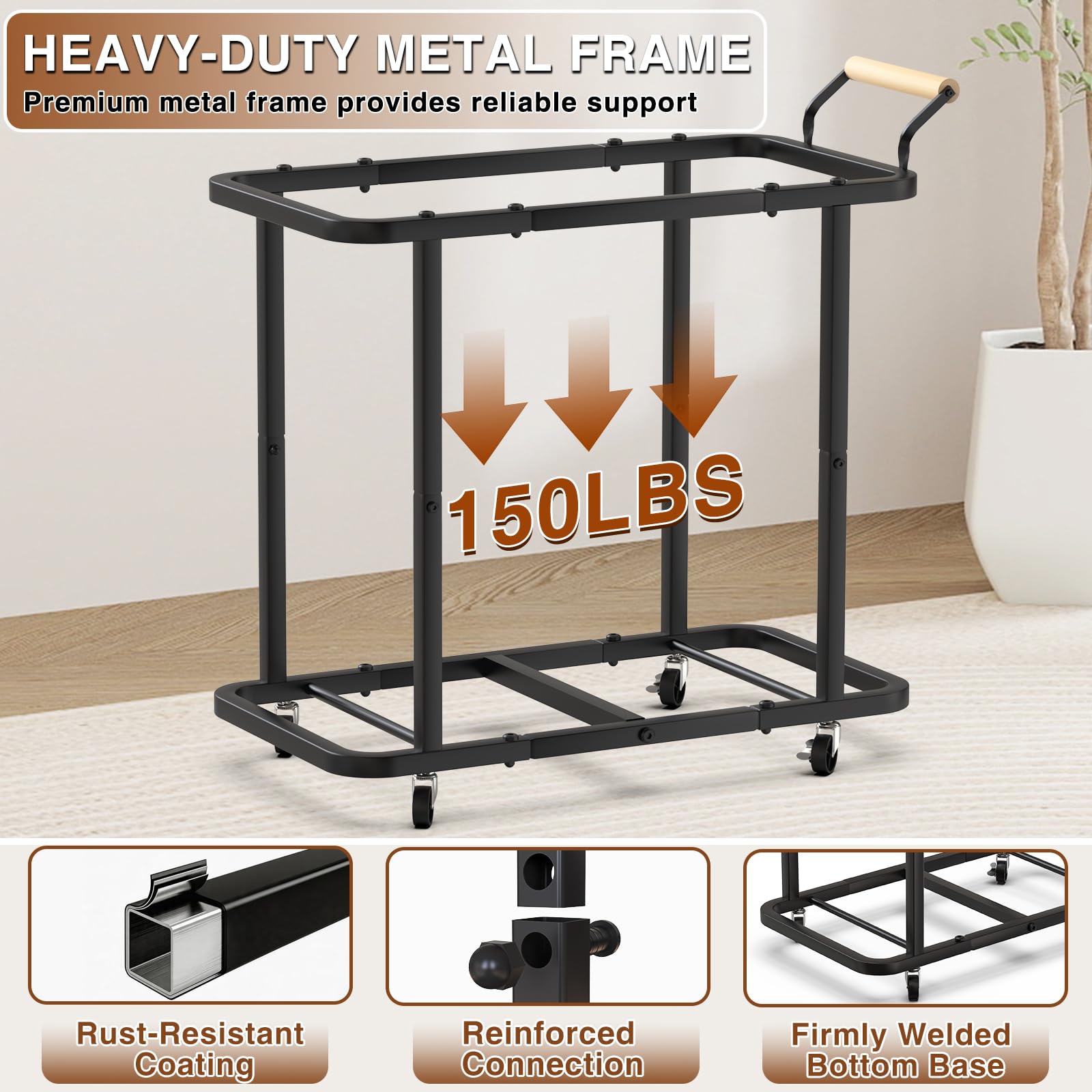 Elowen side profile revealing reinforced steel frame for strong support