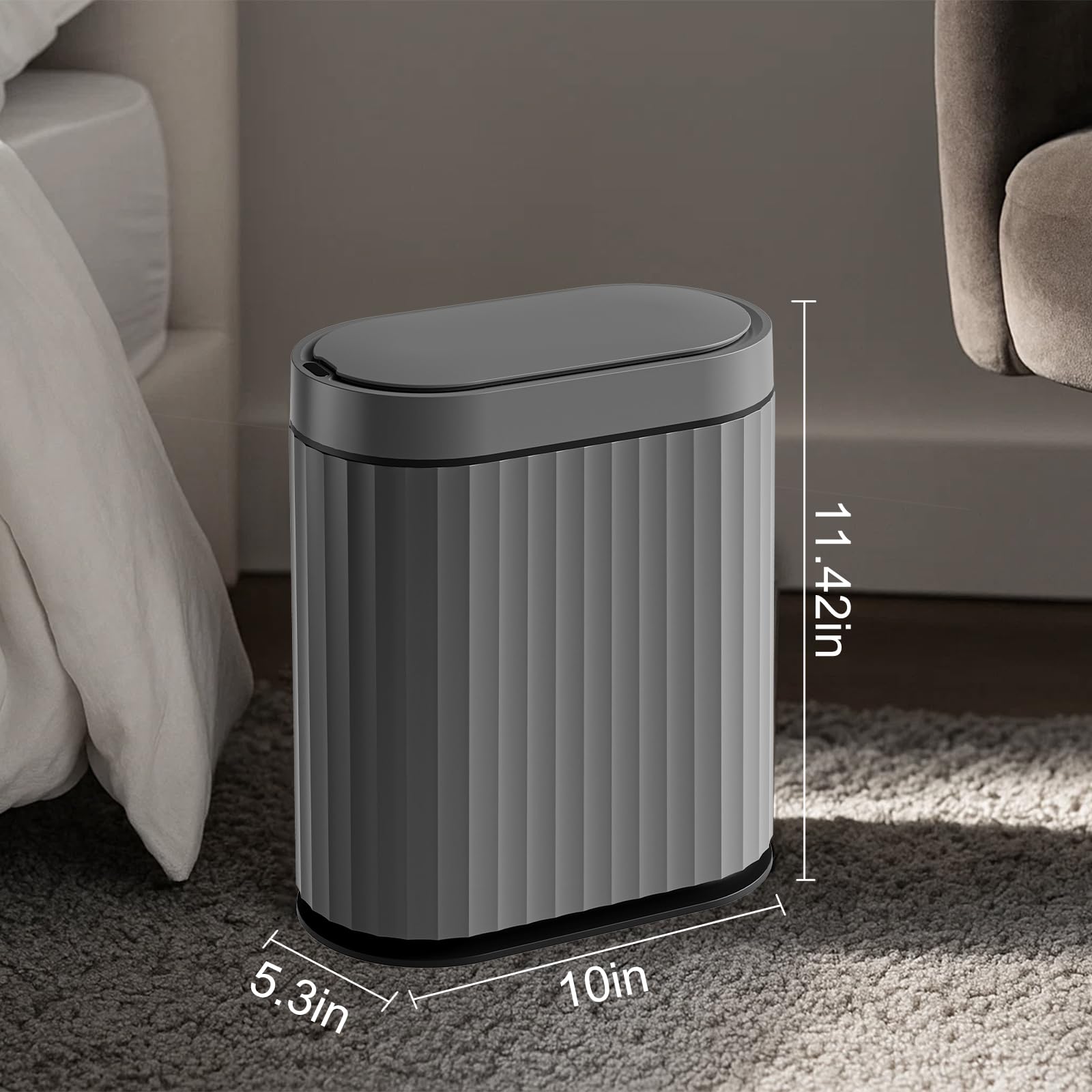 ELPHECO close-up of motion sensor and indicator light for easy status checks