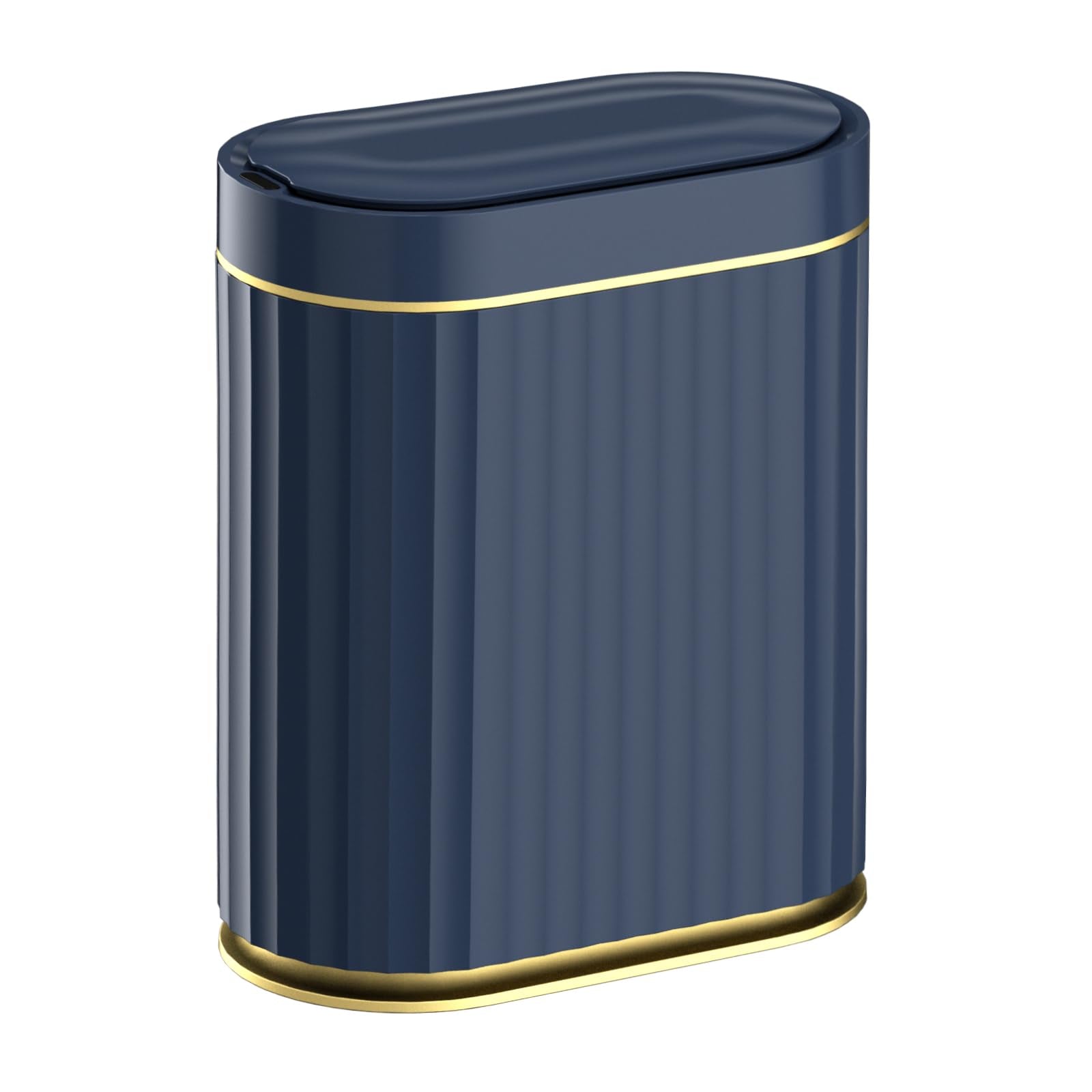 ELPHECO front view showing compact design and stylish midnight blue gold finish