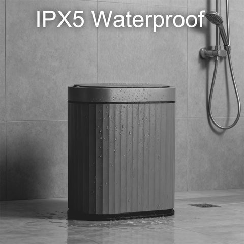 ELPHECO in bathroom lifestyle shot illustrating waterproof surface and tidy look